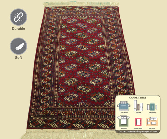 Russian Area Rug 185cm x 106cm