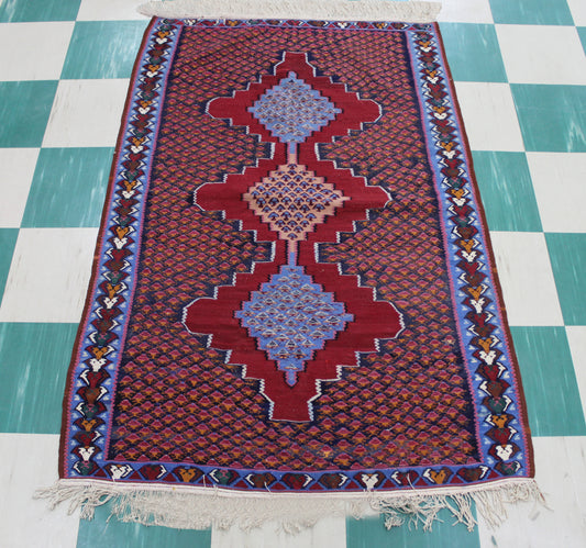 Kilim Senneh Area Rug 162cm x 111cm